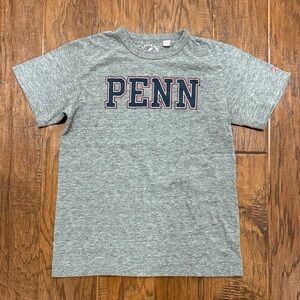 League Gray Kids Tee with Penn Graphic